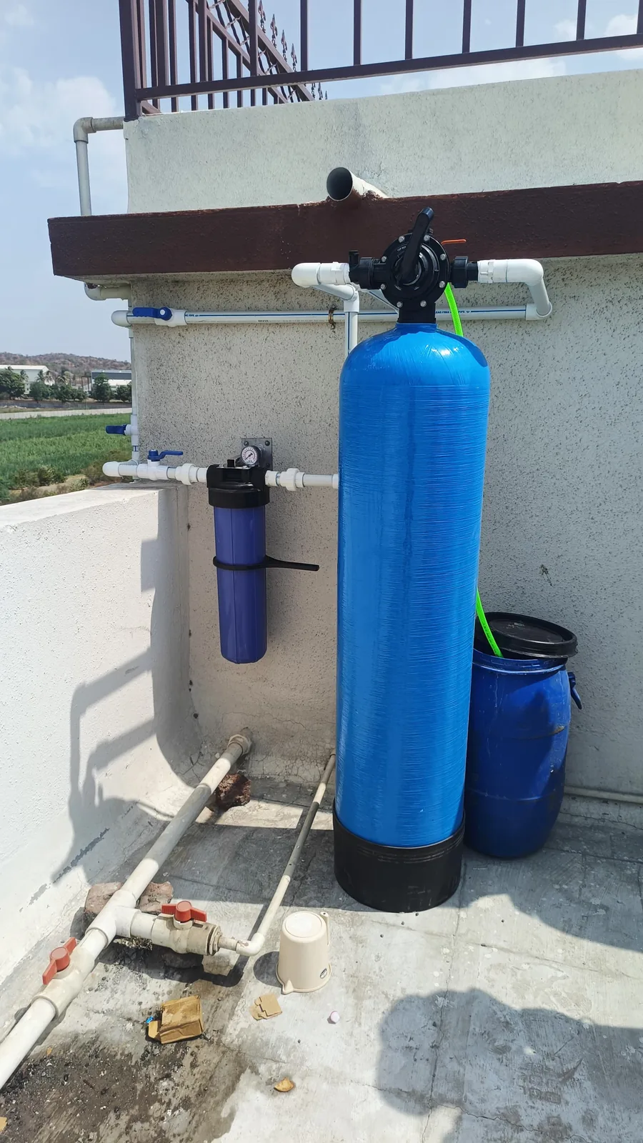 Plant commissioning work
