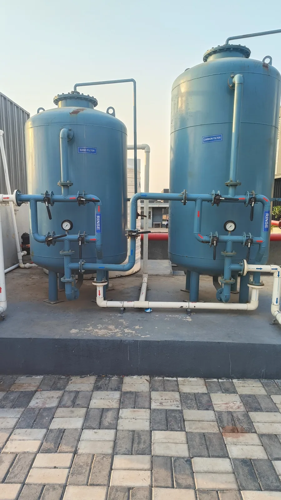 Water plant installation