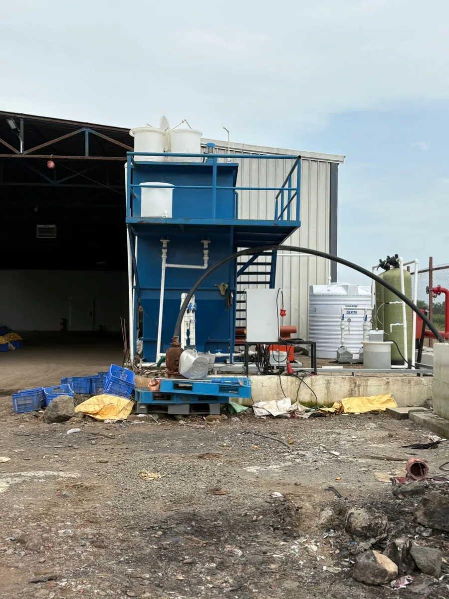 Water treatment plant installation