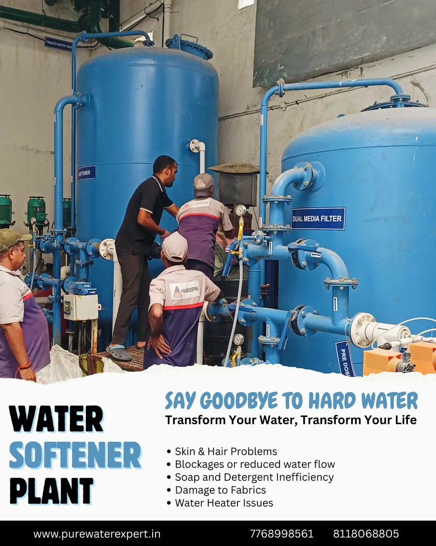 Water treatment plant installation